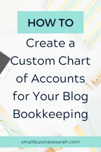 How to create a custom chart of accounts for your blog bookkeeping
