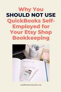 Quickbooks makes their Self-Employed product sound like the perfect solution for Etsy sellers. However, there are a few serious issues. Be sure to read this post to find out why you should NOT use QuickBooks Self-Employed for your Etsy shop bookkeeping.