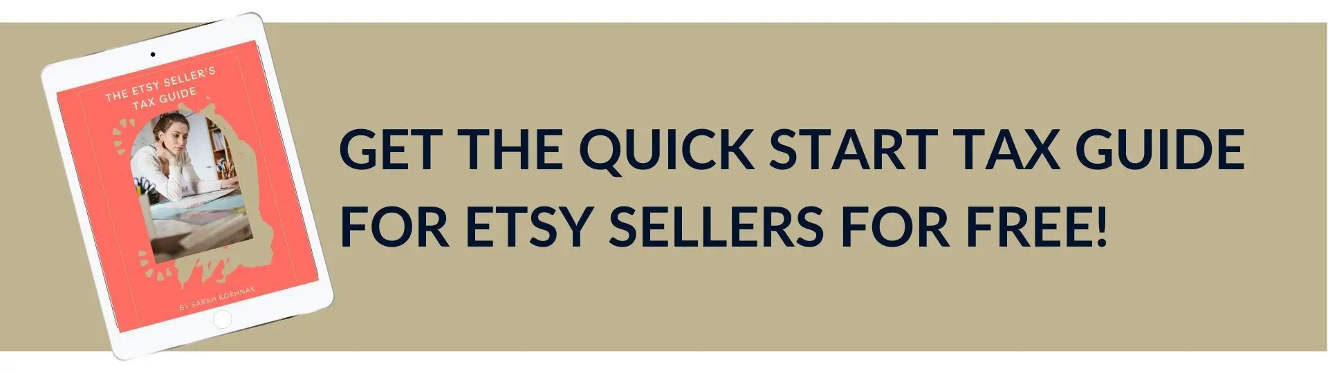 Etsy Seller's Quick Start Tax Guide