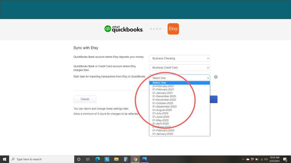 How to Set-Up Sync with Etsy for QuickBooks Online (1)