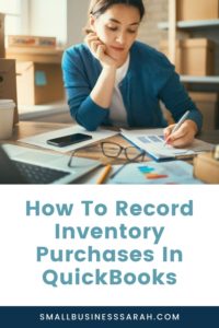 How To Record Inventory Purchases In Quickbooks Online